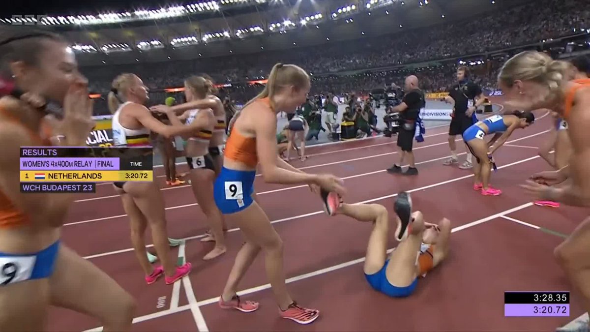 This. Is. Unbelievable! Femke Bol. Wow. 😲🇳🇱 No words for this finish! #BBCAthletics