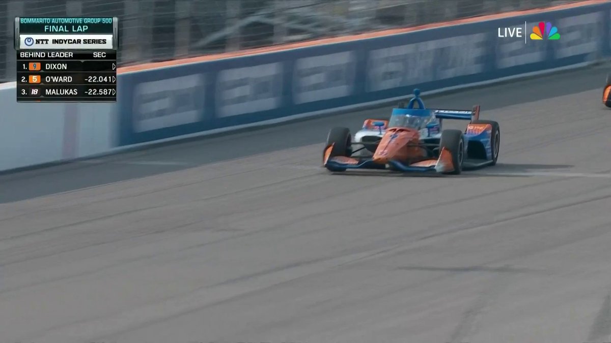 REPOST to congratulate Scott Dixon! He wins at WWT Raceway by almost a full lap! UNREAL!