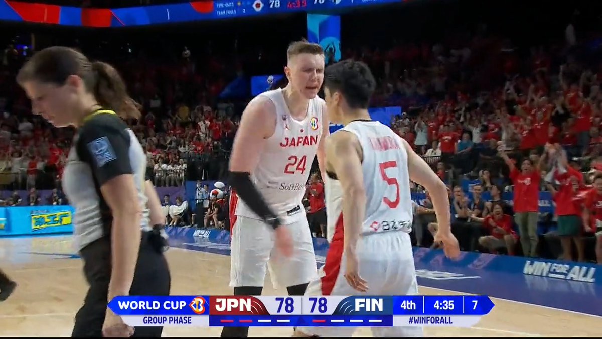============= 🏀🇯🇵#AkatsukiJapan 🇯🇵🏀 🔥昨夜の興奮をもう1度🔥 ============= 🎞GAME HIGHLIGHTS🎞 🏆FIBAバスケットボールワールドカップ2023 🆚フィンランド🇫🇮 #日本一丸 #ゴーアカツキジャパン #FIBAWC
