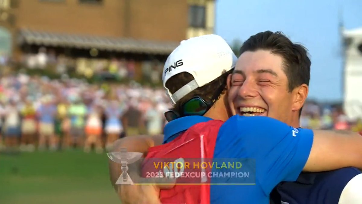 HE'S THE SEASON LONG VIKTOR! Viktor Hovland is a FedExCup Champion 👏