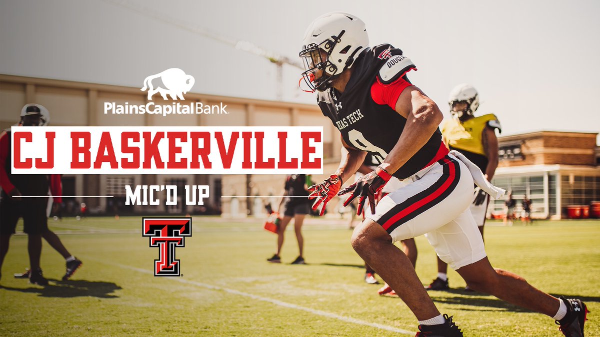 We've got CJ (HOUNDS) BASKERVILLE on the mic to close out fall camp! 🎙️ #WreckEm | PlainsCapital Bank