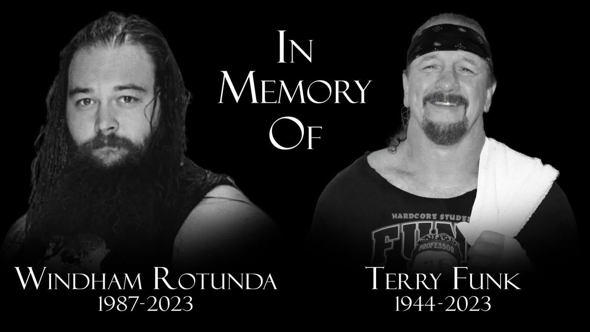 We open #Emergence with a 10 bell salute in honor of Windham Rotunda and Terry Funk.