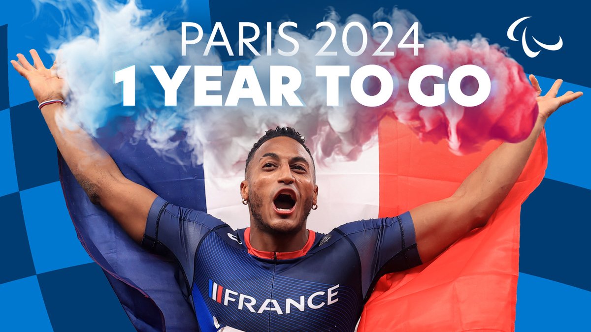 #Paris2024 loading ... 🖥️🎮👾 Today marks #OneYearToGo to the Paris 2024 Paralympic Games. Bring it on!