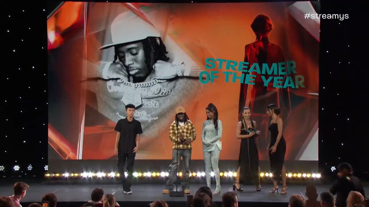 Kai Cenat wins the Streamer of the Year at the Streamys