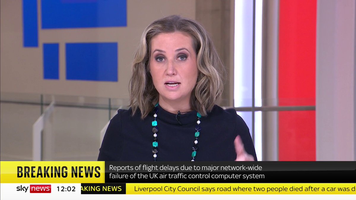 BREAKING: National Air Traffic Services have say they are experiencing 'a technical issue and have applied traffic flow restrictions to maintain safety' Read more 👉 📺 Sky 501, Virgin 602, Freeview 233 and YouTube