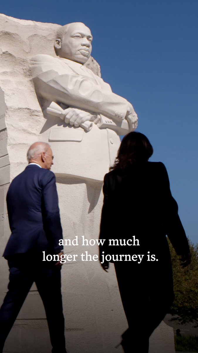 Today, on the 60th Anniversary of the March on Washington, we commit to continue walking towards our nation’s founding promise. Reminded of how far we've come. And where we need to go.