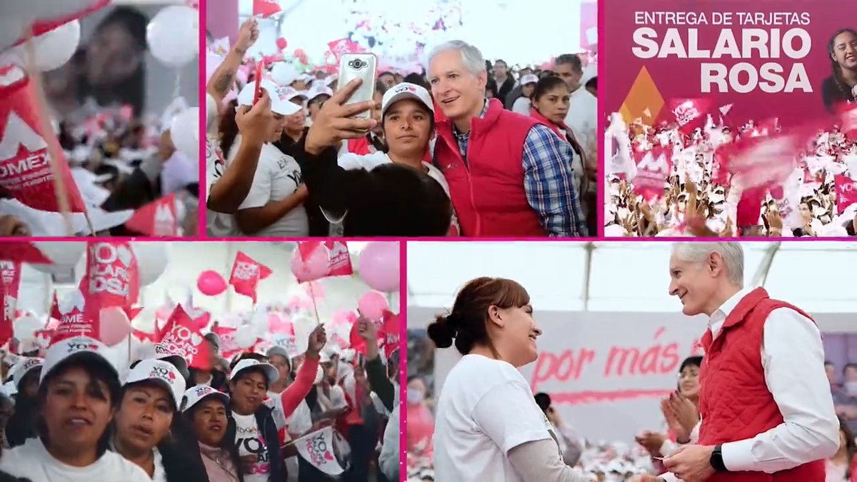 Hace 6 años decidimos apoyar e impulsar a las mujeres como nunca antes, por eso creamos el #SalarioRosa. #6toInformeEdoméx