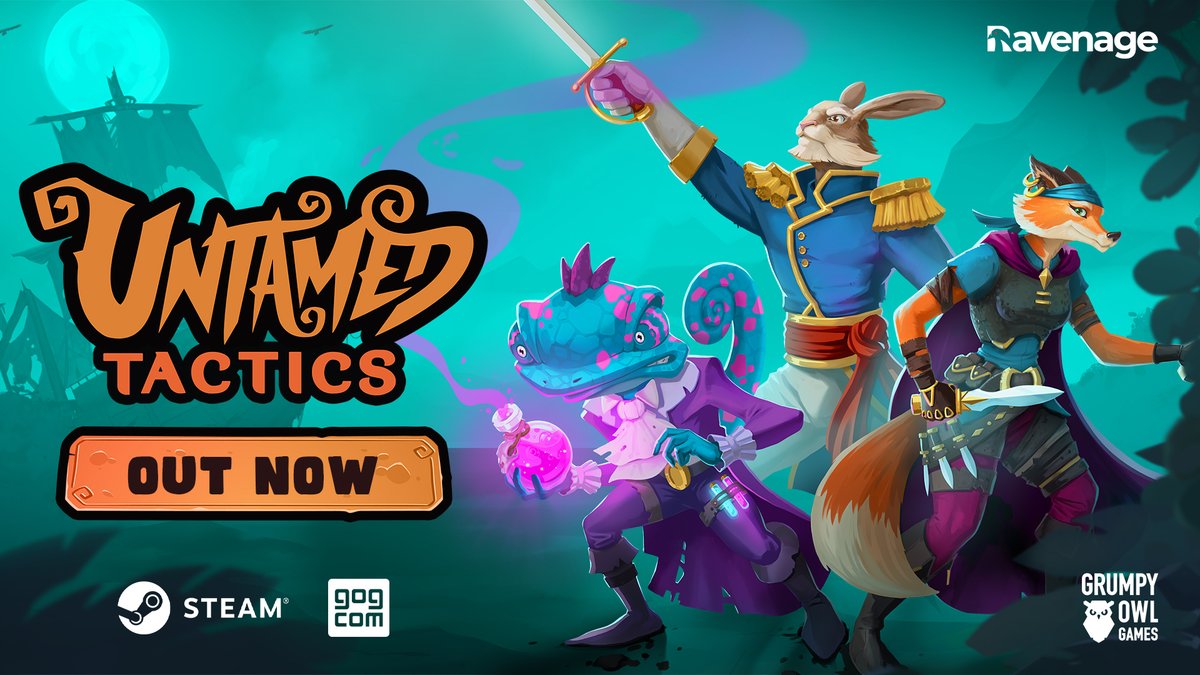 🦊 Untamed Tactics is OUT NOW! Key Features: 🐰 Tactical Combat 🦎 Turn-Based Battles 🐯 Powerful Enemies 🐈⬛ Animal Fantasy Also, be sure to check out DLC w/ Humblewood! 🦉 ➡️ Into the Wilds: