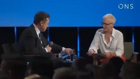 Elon Musk is the richest man in the world but that doesn't stop him from being thoughtful. He serves the woman who is interviewing him before serving himself! Mrs. Maye Musk your son is a gentleman!!