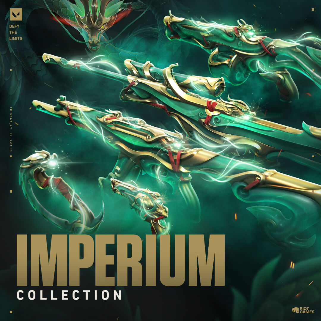 Ascend your arsenal. Imperium skins land in your shop soon.