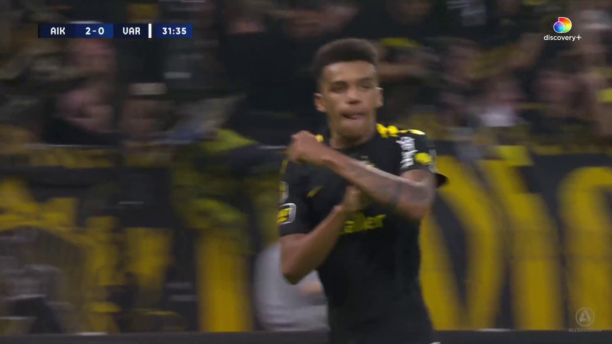Rui Modesto utökar AIK:s ledning till 2-0! ⚫ Se matchen på