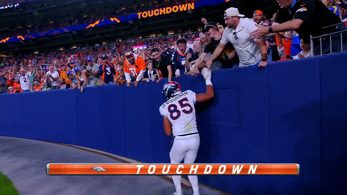 🐴 7 catches 🐴 109 yards 🐴 1 TD Albert Okwuegbunam showed out in the Denver Broncos #NFLPreseason finale!