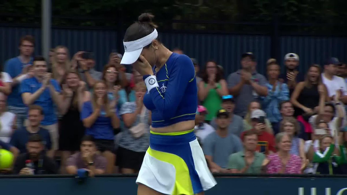 A victorious return to court 🥹 In her first match of 2023 after a lengthy injury break, Ajla Tomljanovic comes from a set down to reach Round 2 in New York! Next faces #USOpen No.4 seed Rybakina
