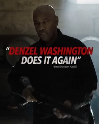 Denzel Washington does it again. Watch his return in #TheEqualizer3 - exclusively in movie theaters Thursday. Get tickets now:
