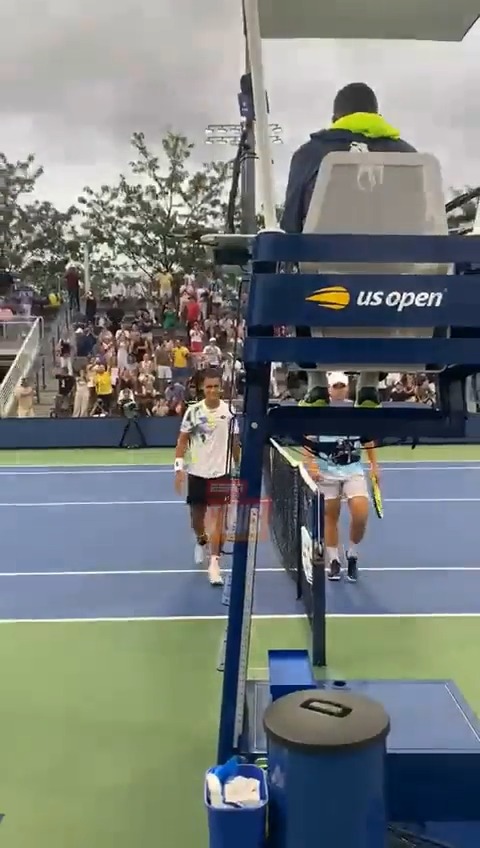 ¡Perú, Perú, Perú! 🇵🇪 Juan Pablo Varillas, el gran héroe en el #USOpen. 👏