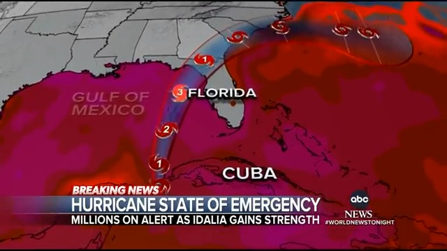 Millions of Americans from Florida to the Carolinas are bracing for Idalia. If Idalia makes landfall as a Category 3 storm in the Big Bend of Florida, it will be the strongest hurricane there in more than 70 years. Rob Marciano reports.
