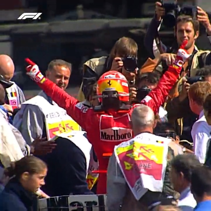 It's been 19 years since the legendary Michael Michael Schumacher wrapped up the last of his SEVEN world titles 👑 #F1 #OnThisDay Scuderia Ferrari HP