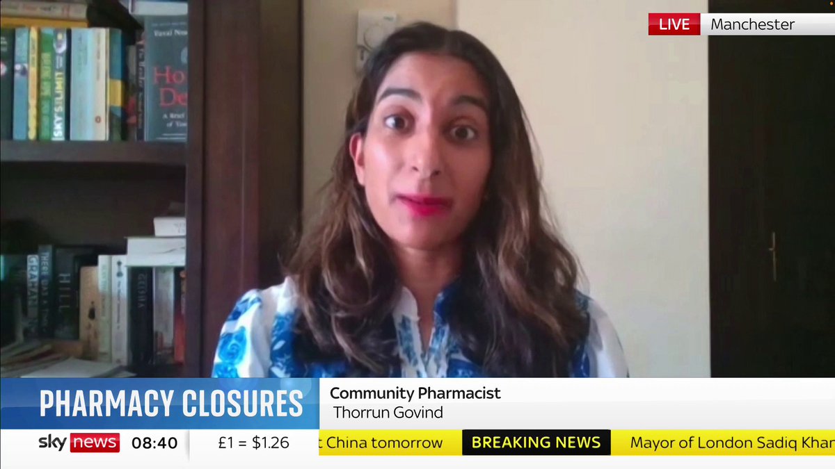 'The people who most need these pharmacies are loosing access' Pharmacists say on they're on a "sinking ship" because of funding cuts. Community Pharmacist Thorrun Govind shares her concerns with JayneSeckerSky. 📺 Sky 501 and YouTube