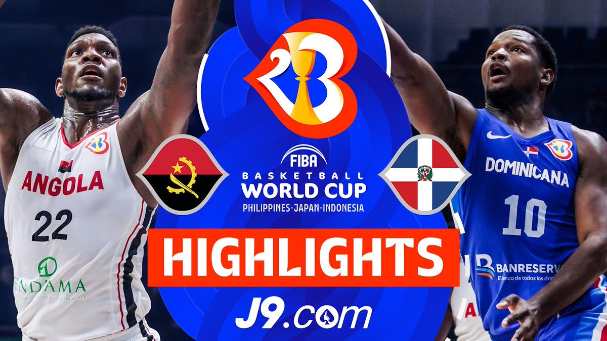 Dominican Republic complete a sweep of Group A after holding off Angola to close out the First Round 👏 #FIBAWC x #WinForDominicana 🇩🇴