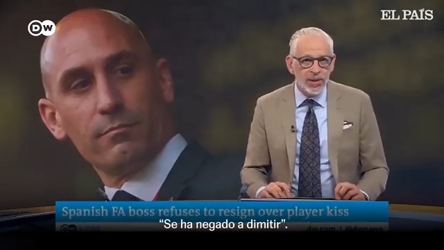 “El hombre del que toda España se avergüenza”. De la BBC a la CNN, los medios de distintos países se han hecho eco del beso no consentido de Rubiales y la negativa a dimitir del presidente de la RFEF