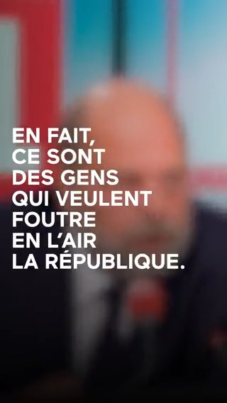 « La France insoumise veut foutre en l'air la République. » — Eric Dupond-Moretti, sans concession face aux dérives de la France insoumise qui remet chaque jour un peu plus en cause nos principes républicains.