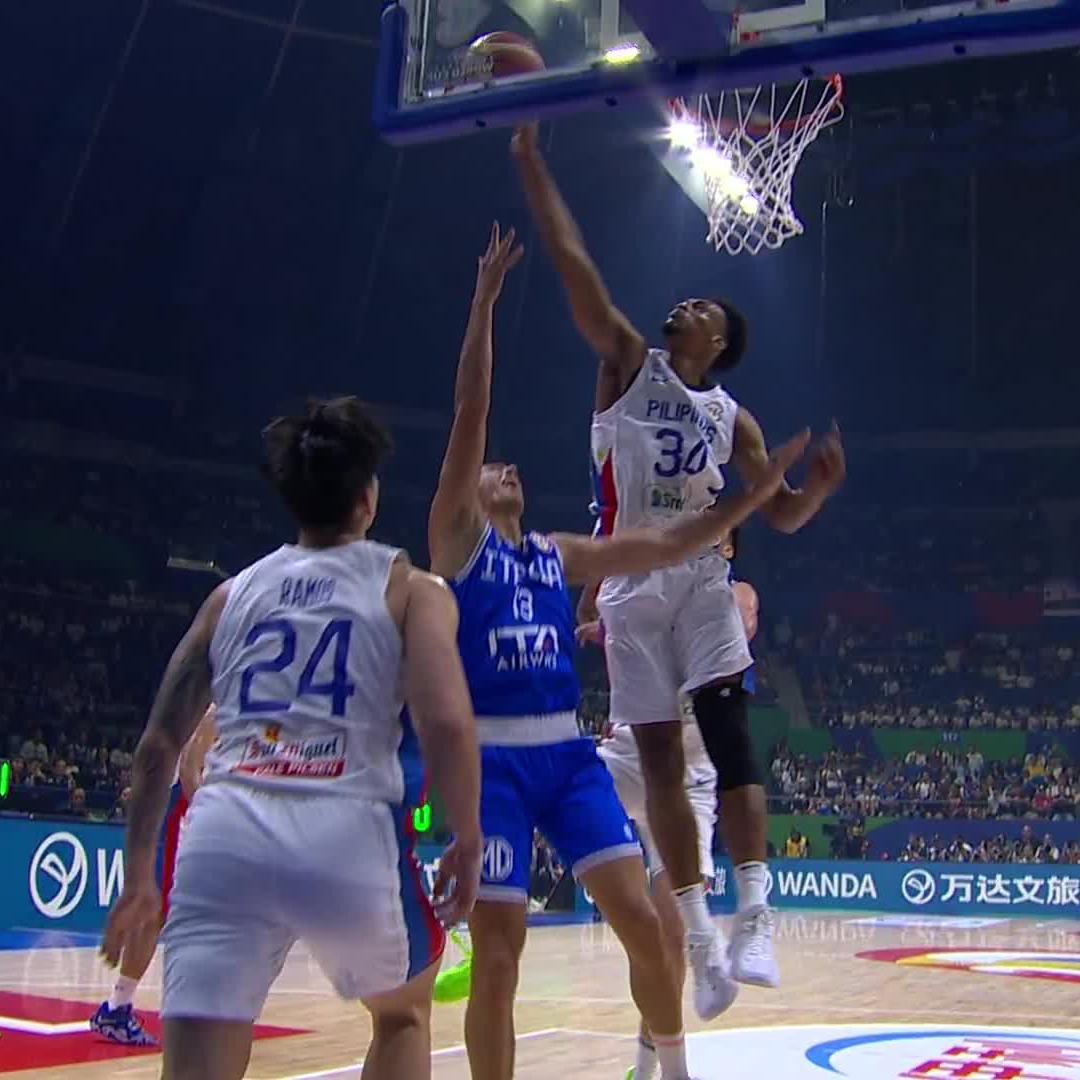 Not on AJ Edu's watch! 🚫 #FIBAWC x #WinForPilipinas 🇵🇭