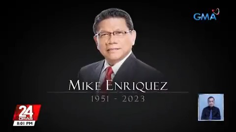 Pumanaw na ang beteranong broadcaster na si Mike Enriquez.