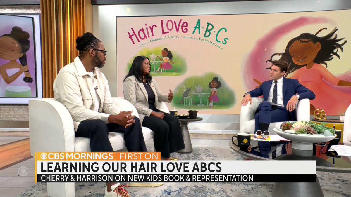 Oscar-winner Matthew A. Cherry and best-selling illustrator Vashti Harrison have teamed up again for a new book called “Hair Love ABCs,” which aims, they say, to share the joy of styling and taking care of Black hair: “It’s all about being who you want to be.”