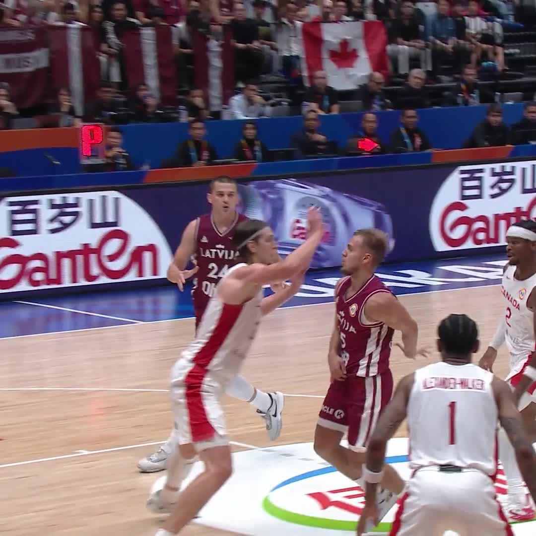 Arturs, stop it man. I have missed out the whole game, because I am posting your plays 😂 Truly yours, Admin #FIBAWC x #WinForLatvia