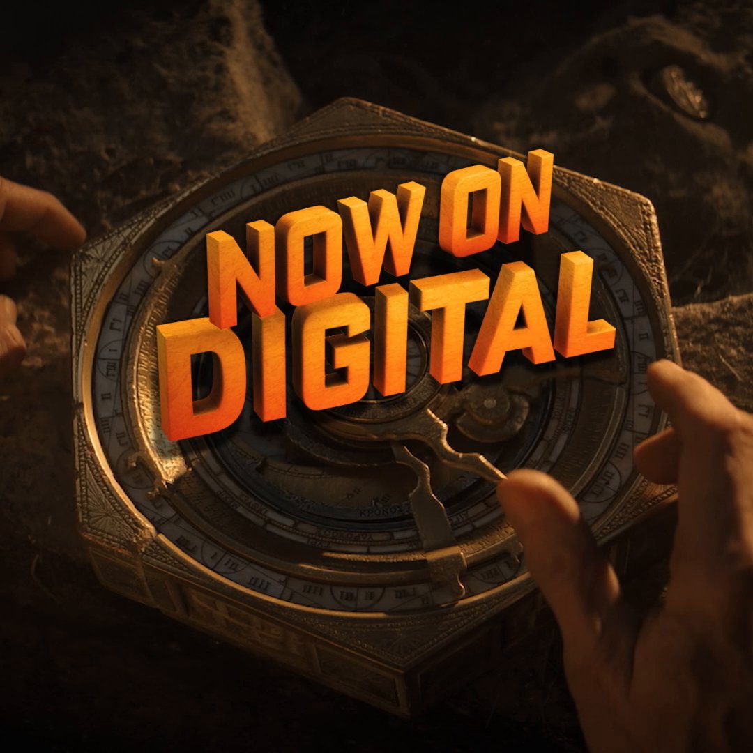 #IndianaJones and the Dial of Destiny is now on Digital! Add Indy's final adventure to your movie collection and get access to exclusive bonus content, including a 5-chapter behind-the-scenes documentary.