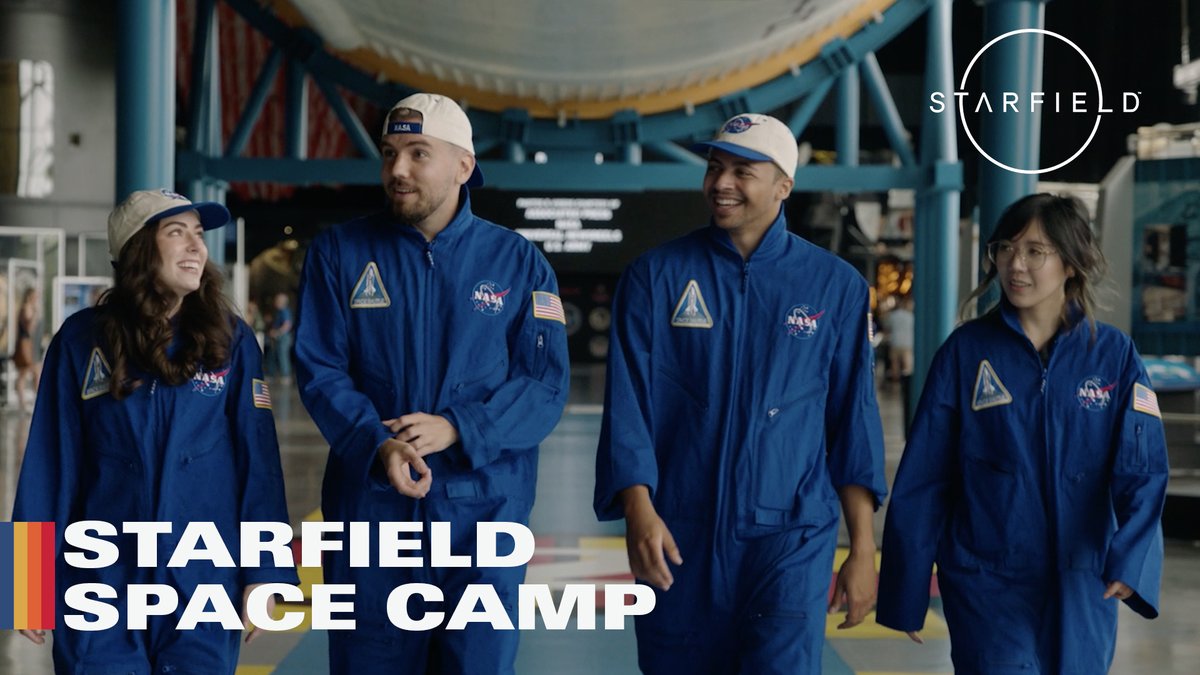 Prepare for liftoff! #Starfield’s Early Access begins Sept. 1. As we count down to launch, we enlisted Astro Alexandra 🪐 Space Communicator, Myth, lily🌸, and Filspixel to train like astronauts at SpaceCampUSA. To watch the full video, go here: