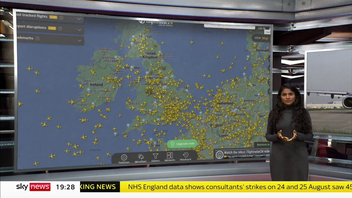 Sky's Arthi Nachiappan looks at how air traffic control should work, compared to how it differed yesterday during a technical issue which plunged the system into chaos 👇 📺 Sky 501, Virgin 602, Freeview 233 and YouTube