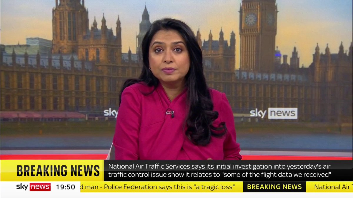 BREAKING: The air traffic control failure was caused by flight data received by National Air Traffic Services (NATS). Chief executive Martin Rolfe says both primary and back-up systems responded by suspending automatic processing, 📺 Sky 501