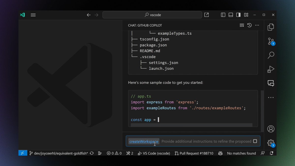 GitHub Copilot Chat gets an update with the new Interactive Code Assistant View in Visual Studio, Quick Chat in Visual Studio Code, and an expanded context window to help provide better suggestions! 🥳