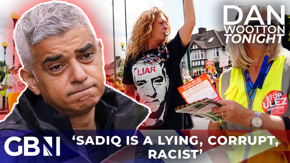 'Sadiq is a lying, corrupt, racist and he tried to bribe the scientists!' Reform UK's, Richard Tice MP 🇬🇧, says he has 'never seen Brits so angry' over the ULEZ expansion, and tells @DanWootton that the public 'won't let this go'.