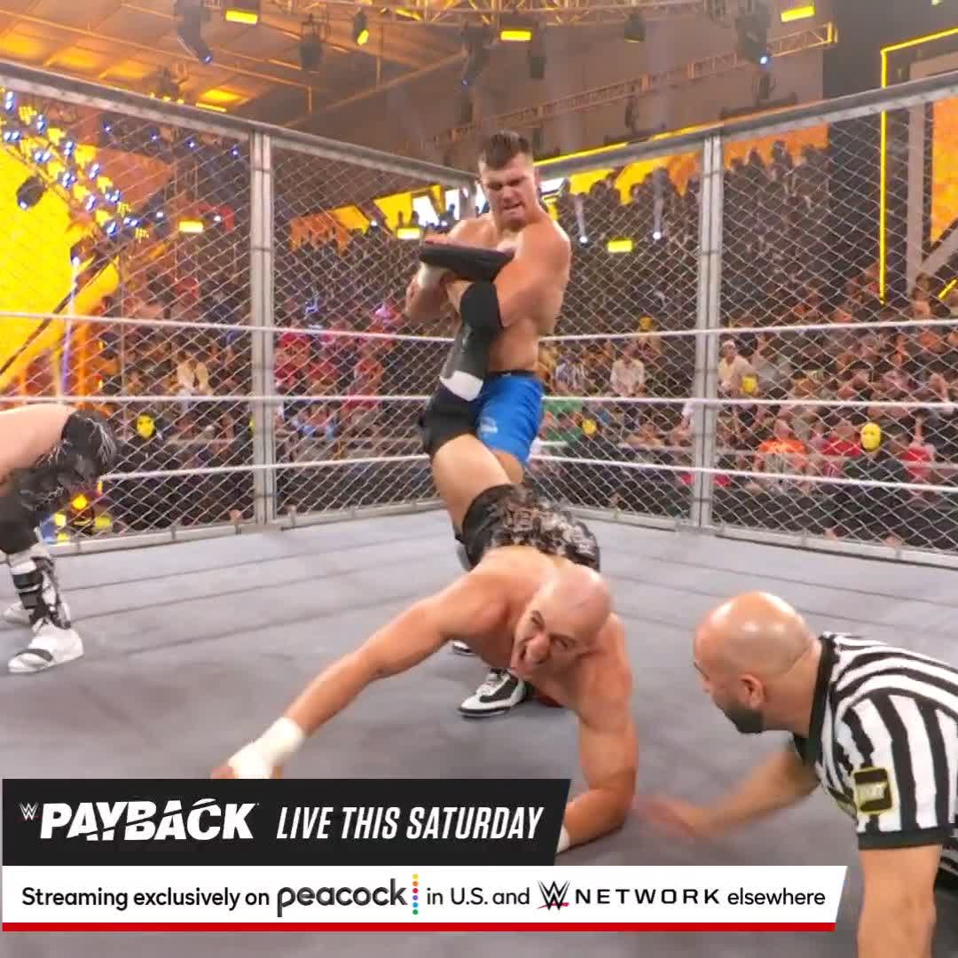INSANE ONE ARMED POWERBOMB BY JULIUS CREED #WWENXT