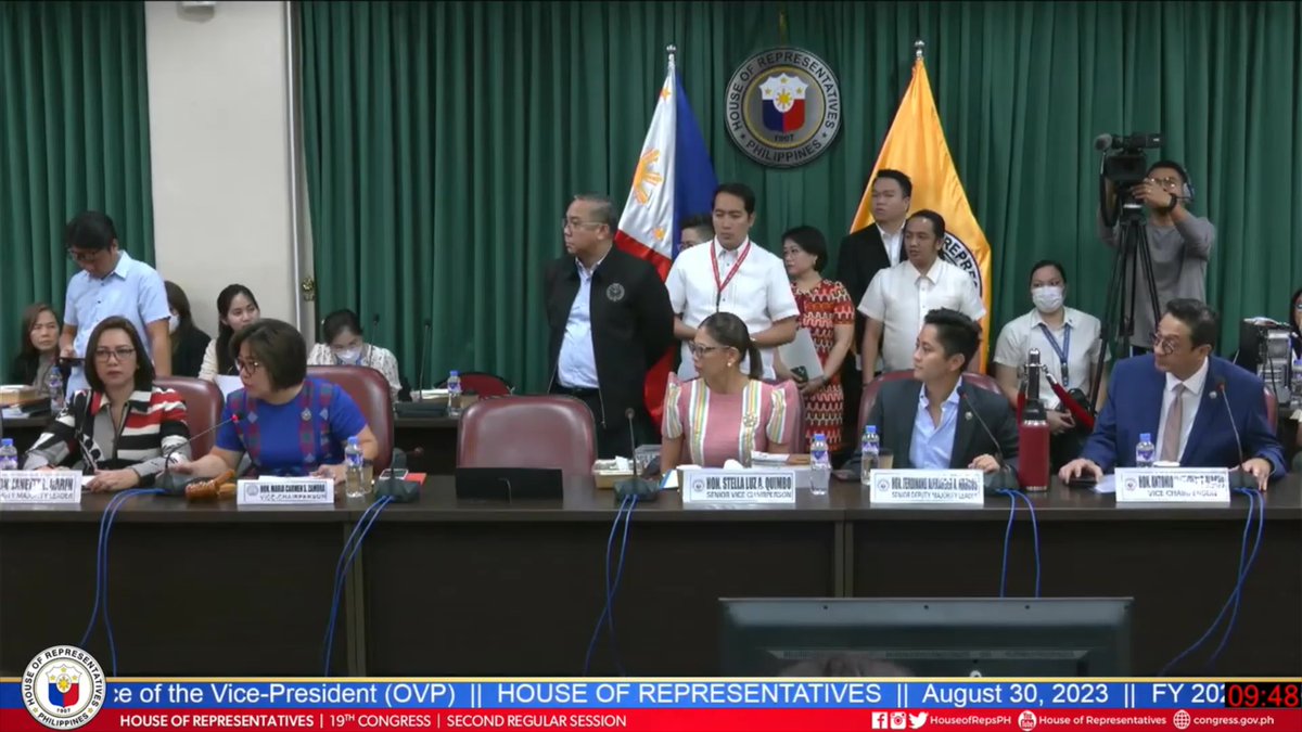 PANOORIN: Lumusot sa isang komite sa Kamara ang hiling na 2024 budget ng Office of the Vice President nang walang tanong, kahit nagpapahayag ng pagtutol ang Makabayan bloc. (Courtesy: House of Representatives/YouTube)