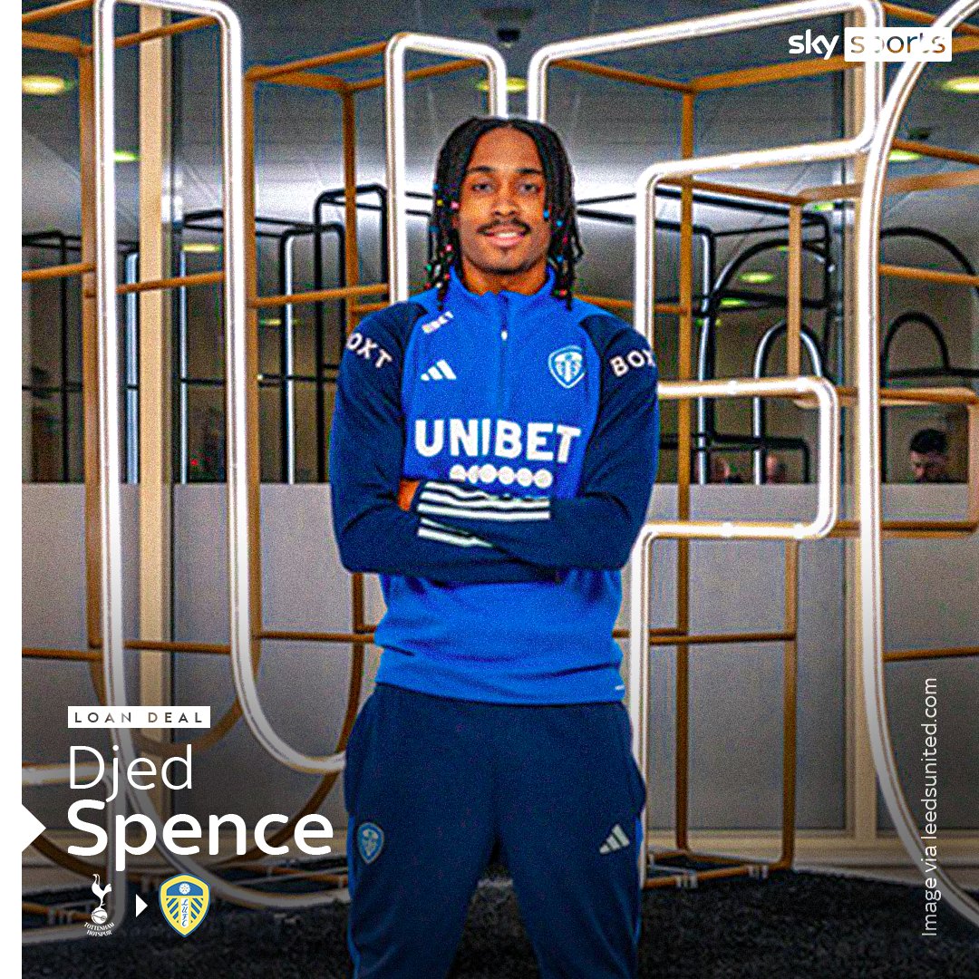 BREAKING 🚨: Leeds have signed Djed Spence from Tottenham on a season-long loan ⚪