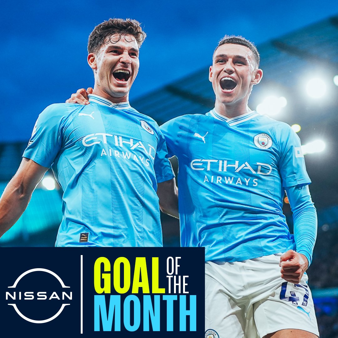 Time to decide your Goal of the Month for August! 🚀 NissanUK | #ManCity