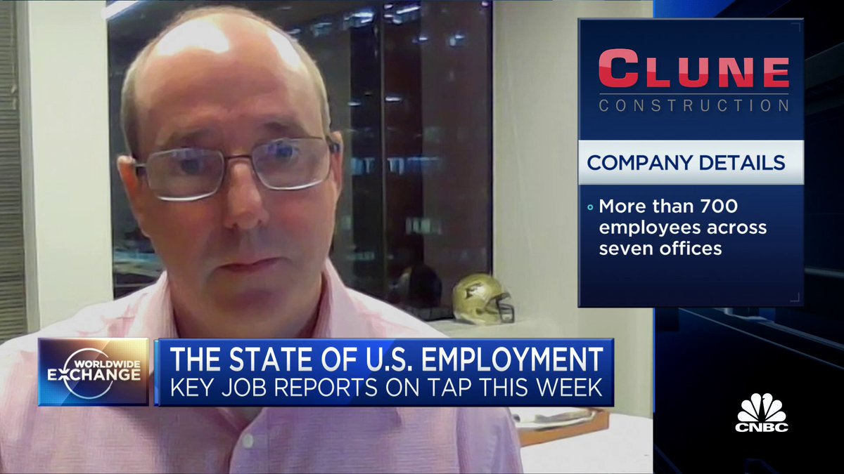 .Clune Construction CEO Dave Hall provides a snapshot of the hiring landscape within the construction industry to Frank Holland.