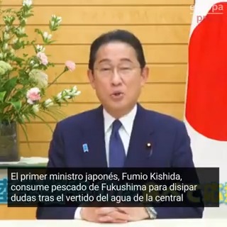 El primer ministro de Japón 🇯🇵, Fumio Kishida, y sus colaboradores cenaron con pescado de las aguas donde comenzó la descarga de agua tratada de la central nuclear de Fukushima para demostrar su inocuidad, ya que cumple con los estándares internacionales.