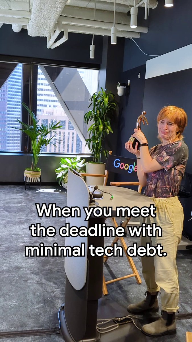 When your deadline game is strong and your tech debt is practically non-existent. 🎯
