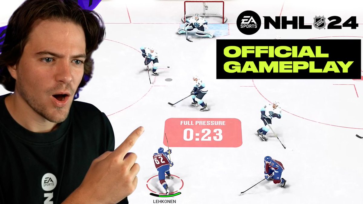 ๐จ NHL 24 OFFICIAL GAMEPLAY ๐จ Breakdown by Nasher ๐ฎ everything you need to know about all new gameplay features in #NHL24 Pre-order now โก๏ธ