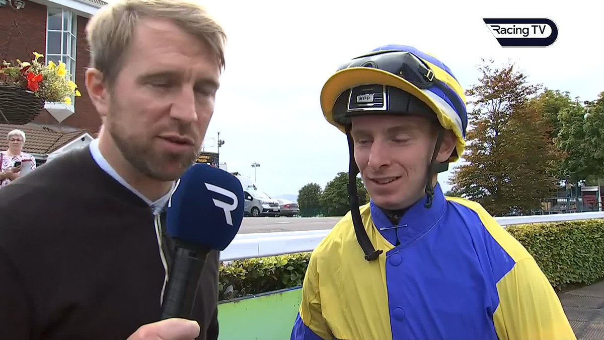 🗣️ "Since I got back riding, that's all I ever wanted to do." Wesley Joyce tells Jonny Ward just what it means to have ridden a first winner since suffering horrific injuries from a fall at the 2022 Galway Festival 💕