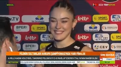 🗣️ Zehra Güneş: Cumhuriyetin 100. yılında Türk kadınının Avrupa'da da ilk 4'te olmasının gururunu yaşıyoruz.