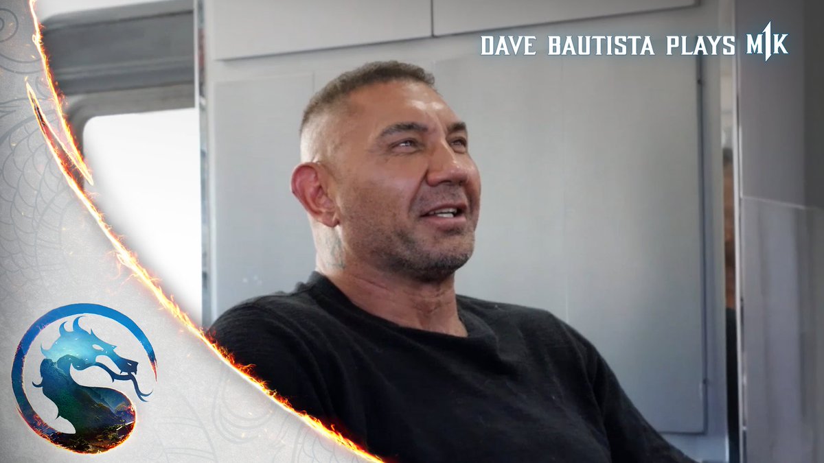 Dave Bautista likes hearing Scoprion yell GET OVER HERE! 👍🏻