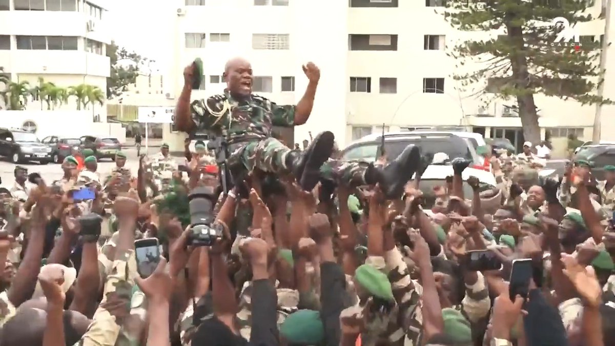 BREAKING: Gabon's military announce that Brice Oligui Nguema will be the country's transitional president. He is said to be deposed president Ali Bongo Ondimba's cousin