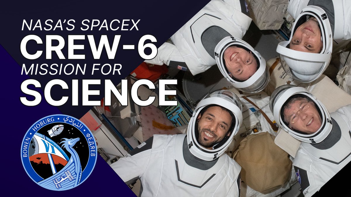 #Crew6 is heading home soon, wrapping up a six-month scientific mission filled with ISS_Research to keep humans healthy—in space and back on Earth. See snapshots of Woody Hoburg and the rest of the Crew-6 astronauts doing science on the International Space Station: