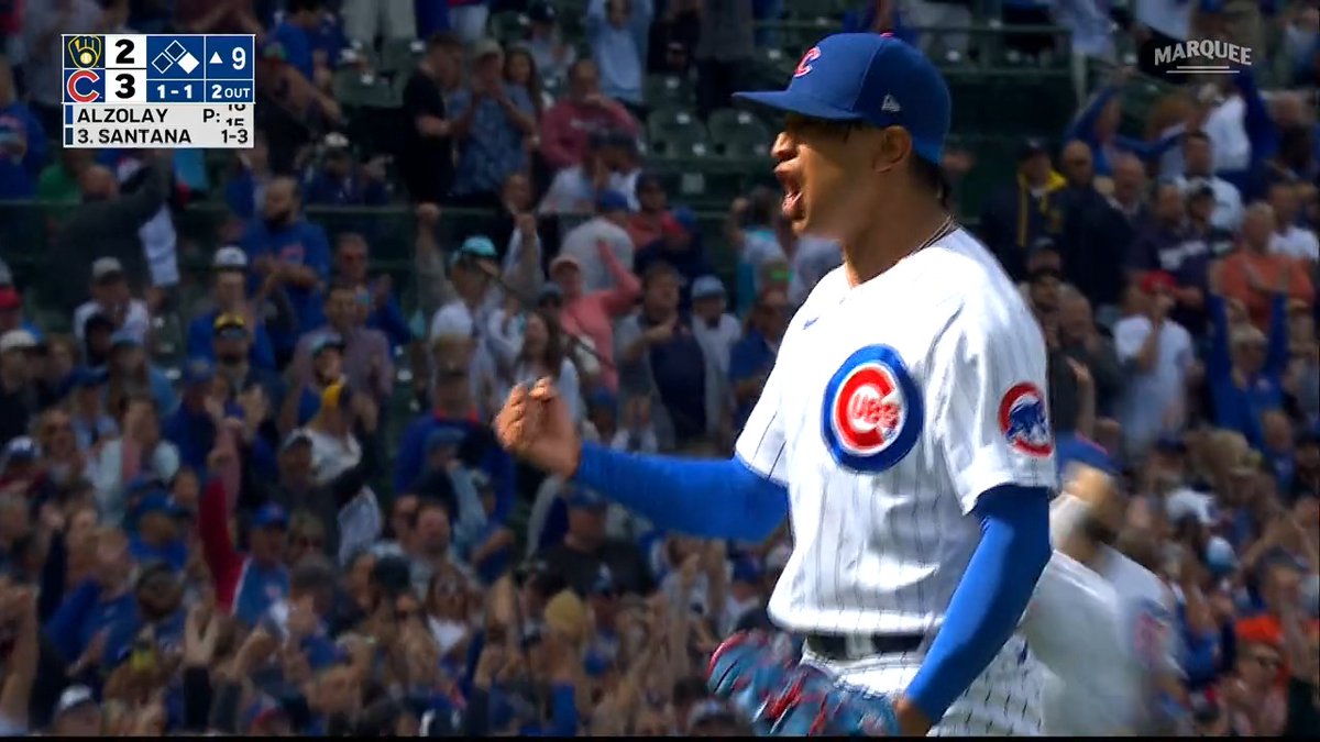 .Chicago Cubs take 2 of 3 from Milwaukee!