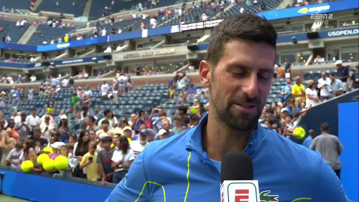Novak Djokovic on Messi: “It’s a second time we met with each other. We talked 15 minutes about everything, I would like to meet him &amp; talk about everything again. Messi is a phenomenon. He's a huge champion, I have a huge respect for him.” ESPN.com.mx 📹🇷🇸